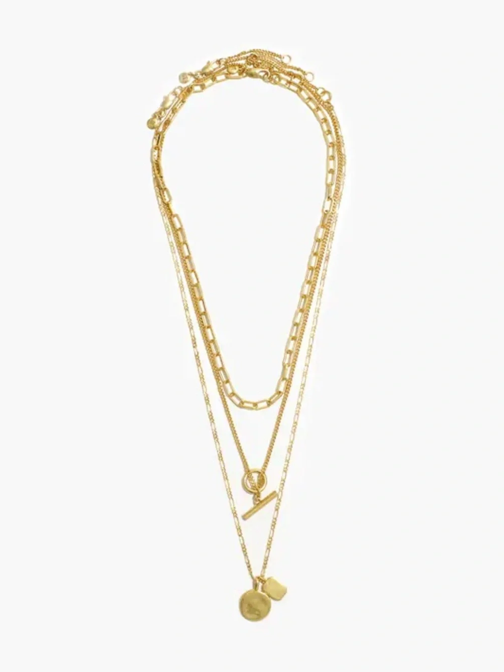 Madewell Toggle Chain Necklace Set - Picture 3 of 9